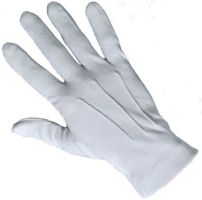 Guantes blancos (Comunion u otro uso) con Alforzas Chico