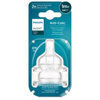 Set Tetinas Classic Anticolic Flujo Lento X2 1m+