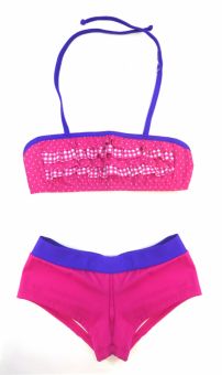 Malla nena Bikini- conjunto culotte y corpiño