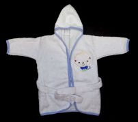 Salida de Baño Bata de Toalla con capucha lisa