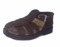 Sandalias Franciscanas de Cuero Con Hebilla