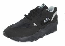 Zapatillas Con Cordon Combinado Tela y Cuerina Con Camara de Aire