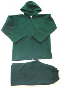 Conjunto Jogging pantalon y campera con cierre y capucha Colegial frisa
