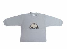 Buzo de Algodon Frizado Estampado Auto