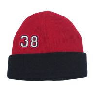 Gorro Tejido Combinado Bordado 38