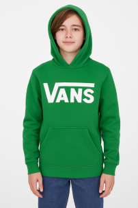 Buzo Frizado con Capucha Bordado Vans