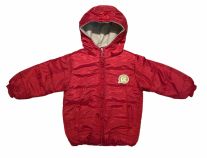 Campera Lisa con Capucha Silver y Polar 