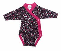 Body Manga Larga Estampado Flor y Lunares