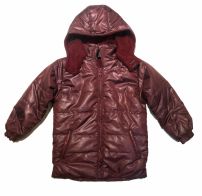 Campera Colegial Con Capucha Silver y Polar Interior