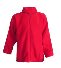 Campera Polar Colegial con Capucha y Cierre 