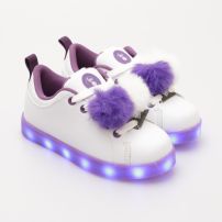 Zapatilla Luz Led Pom Pom 