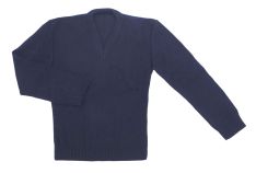 Pullover Sweater Colegial Escote V 