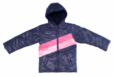 Campera De Abrigo Combinada - Dos Colores - Con Polar Interno 