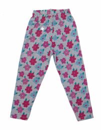 Calza Algodon Y Lycra Estampa Flores 