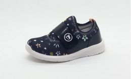 Zapatilla Lycra Y Algodon Deportiva Estampada Velcro 