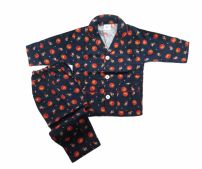 Pijama Invierno Viyela Boton Estampado