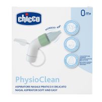 Aspirador Nasal - Asistido por Succion Con Boquilla, Manguera y Filtro - PhysioClean 
