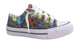 Zapatilla Medio Basquet Multicolor 