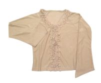 Remeras Chuchi Manga larga con detalle de volados  en cuello