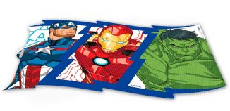 Mantel Individual Holográfico 3D Avengers 