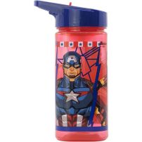 Botella 510ml Con Pico Rebatible Avengers 
