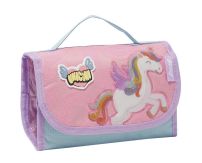  Cartuchera Colegial Unicornio con Compartimentos