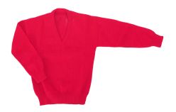 Pullover Sweater Colegial Escote V 