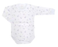 Body Manga Larga Estampado Pajaritos
