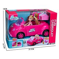 Muñeca En Auto Con Accesorios - Vehiculo