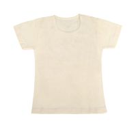 Remera calada lisa manga corta 