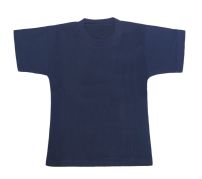 remera algodon lisa manga corta