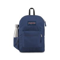 Mochila Espalda Cross Town - 1 Cierre Frontal Y 1 Bolsillo Frontal - Con Bolsillo Para La Botella - Navy