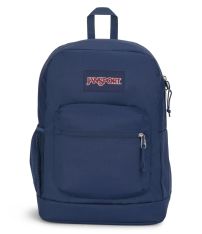 Mochila Espalda Cross Town Plus - 1 Cierre Frontal Y 1 Bolsillo Frontal - Con Bolsillo Para La Botella - Porta Notebook - Navy