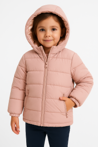 Campera Microfibra Con Piel Interna y Capucha