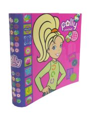 Carpeta N°3 Plastificado 3 Ganchos De Polly Pocket 
