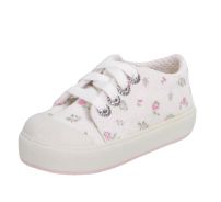 Zapatilla Estampada Floreada con Cordon 