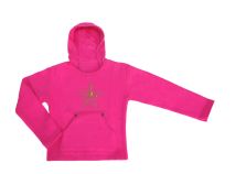 Buzo Frizado estampado Tachas y Estrella con Capucha 